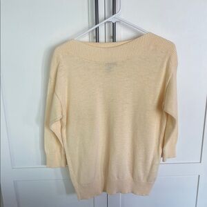 Chico's Yellow Sweater Boatneck sweater